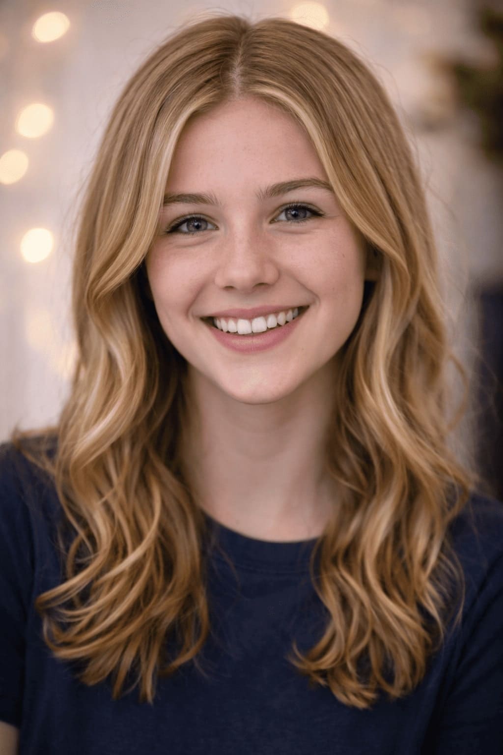 Teen piano student smiling after piano lesson